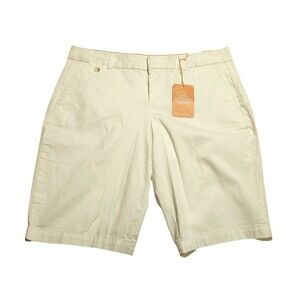 Dockers Walking Shorts White Chino Womens Size 14